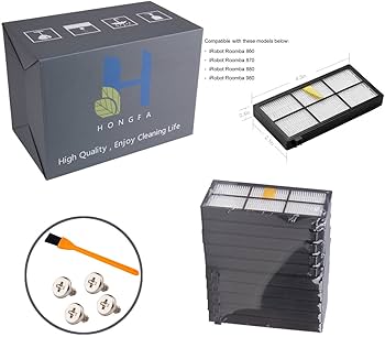 Amazon.com: Hongfa Replacement for iRobot Roomba Filters 960